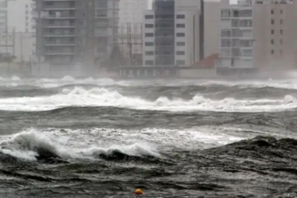Imagen A esta hora del lunes ingresaría viento del norte a Veracruz