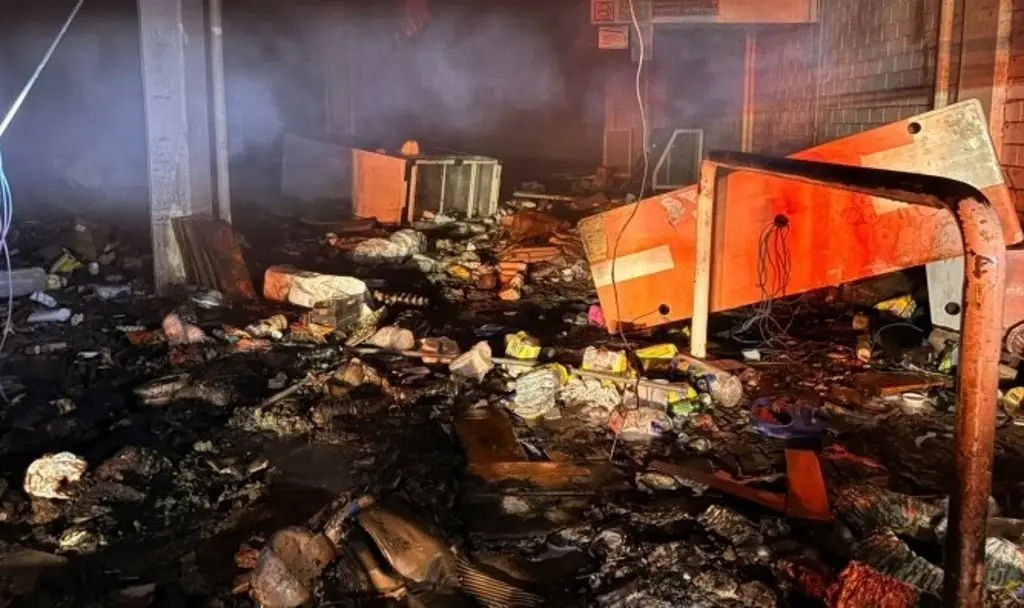 Imagen Se incendia bodega en Poza Rica, Veracruz; esto se sabe 