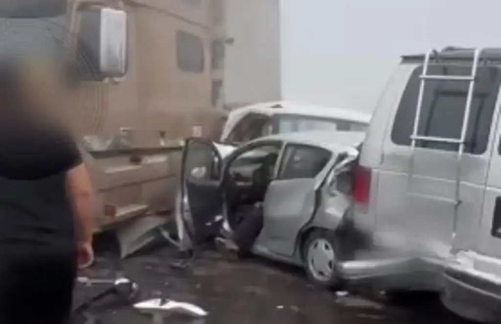 Imagen Cierre total por carambolas en autopista de Veracruz