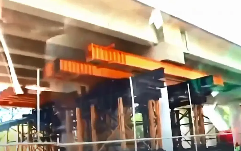 Imagen Video exhibe supuesto hundimiento de infraestructura del Tren Maya 