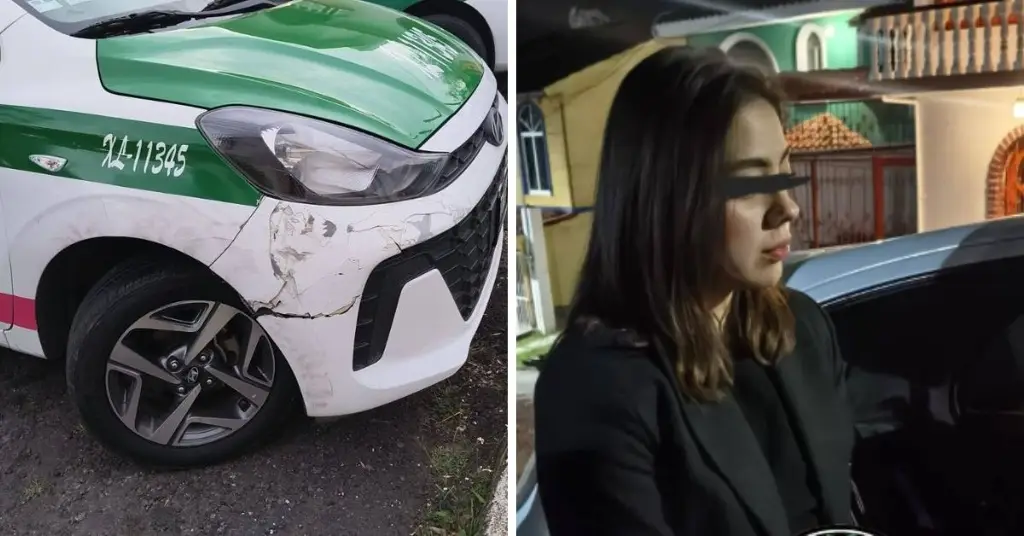 Imagen Jóvenes se 'enfiestan' y roban taxi en Xalapa; hay una detenida