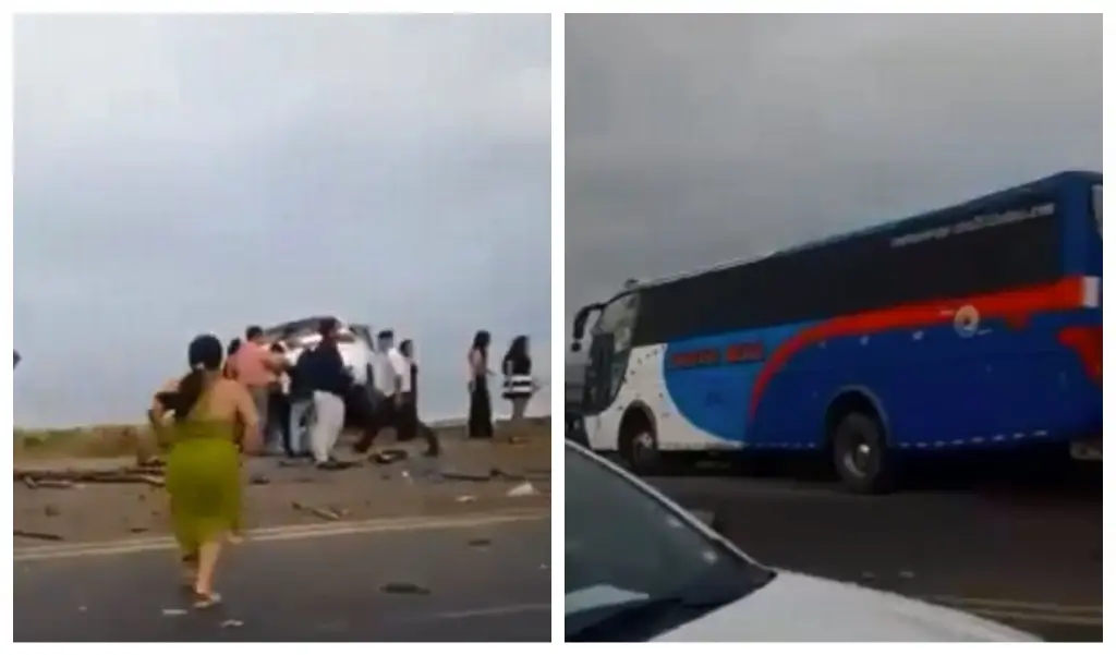 Imagen Deja 5 muertos y 29 heridos accidente entre coche y autobús en Ecuador