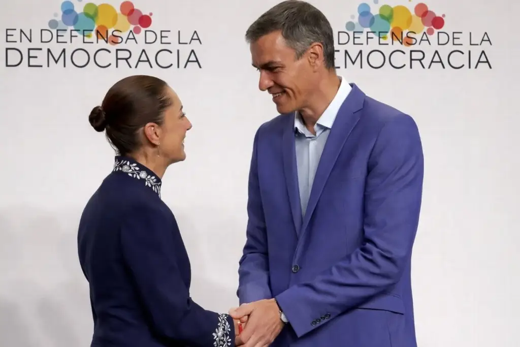 Imagen Sheinbaum y Pedro Sánchez acuerdan diálogo en materia comercial