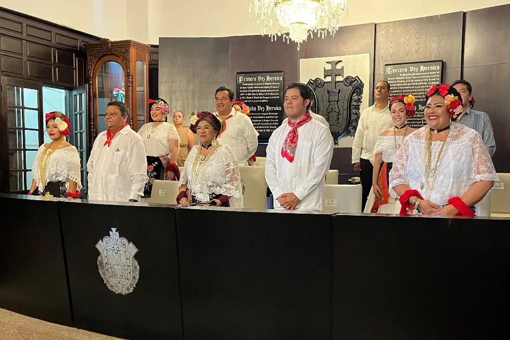 Imagen Celebran el primer Cabildo, el que fundó Cortés el de la Villa Rica de la Vera Cruz