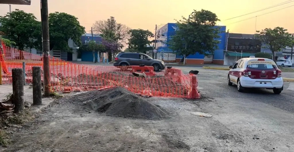 Imagen Reportan reducción de carriles en calles de Veracruz 