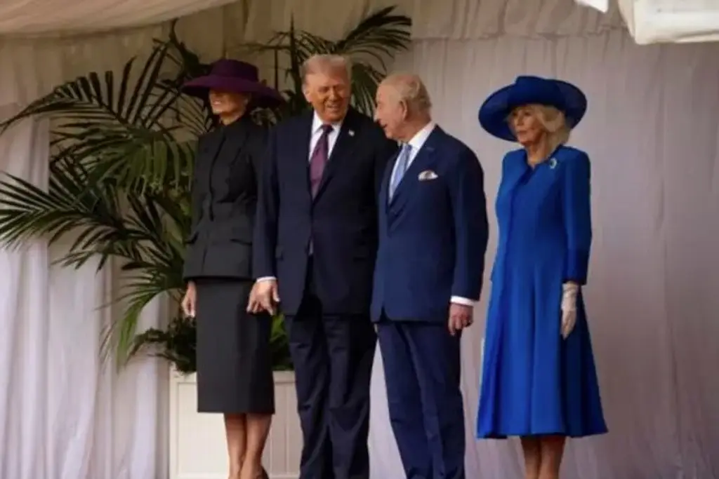 Imagen El rey Carlos y la reina Camilla llegan a EU para una visita de cuatro días