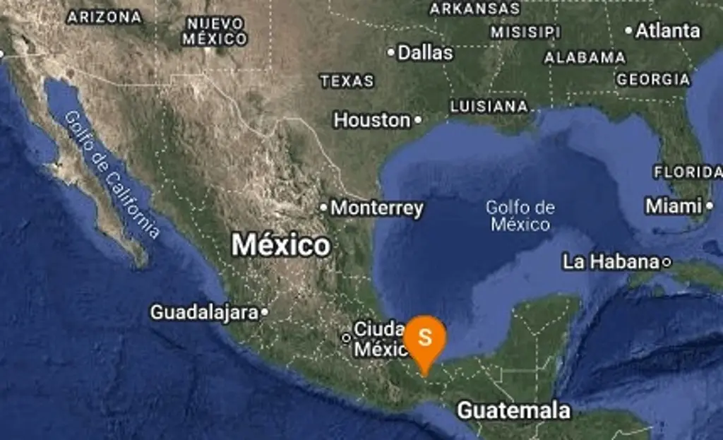 Imagen Tiembla este lunes al sur de Veracruz