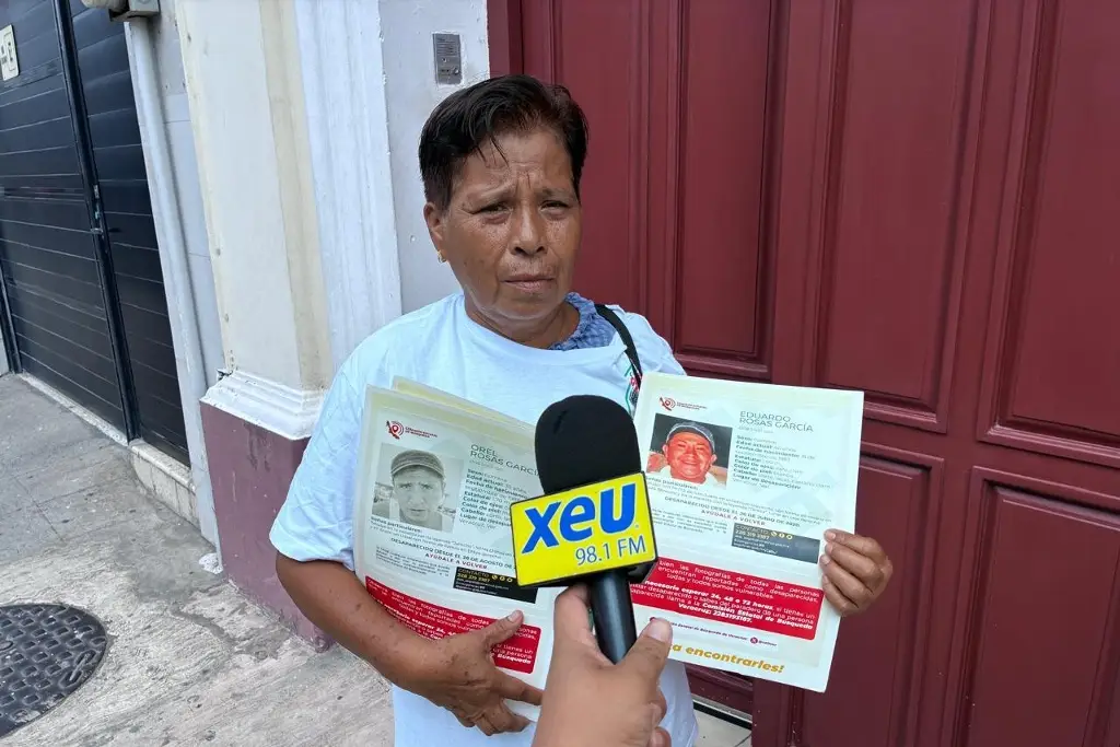 Imagen Teresa busca a dos hijos desaparecidos en Veracruz; uno comerciante y otro mecánico