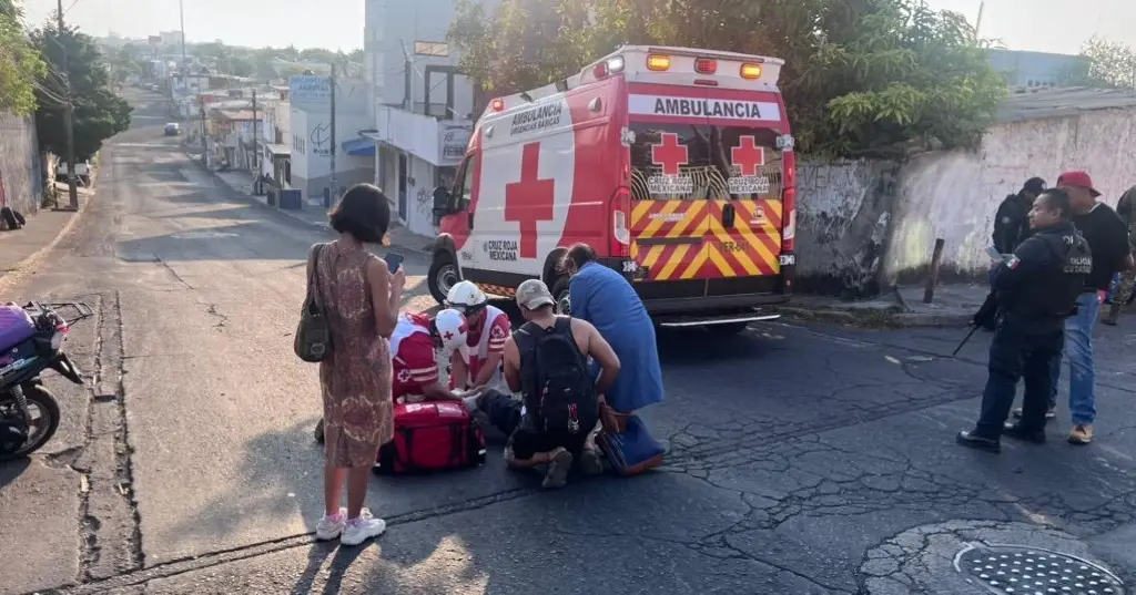 Imagen Un motociclista lesionado tras accidente en Veracruz 
