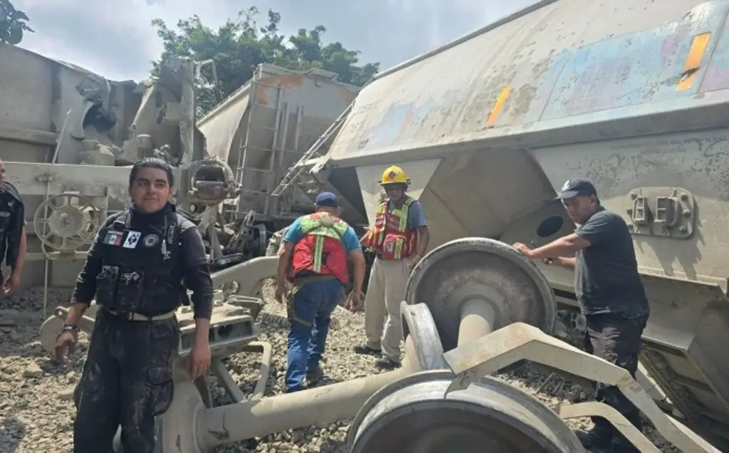 Imagen Descarrila tren carguero en Fortín, Veracruz