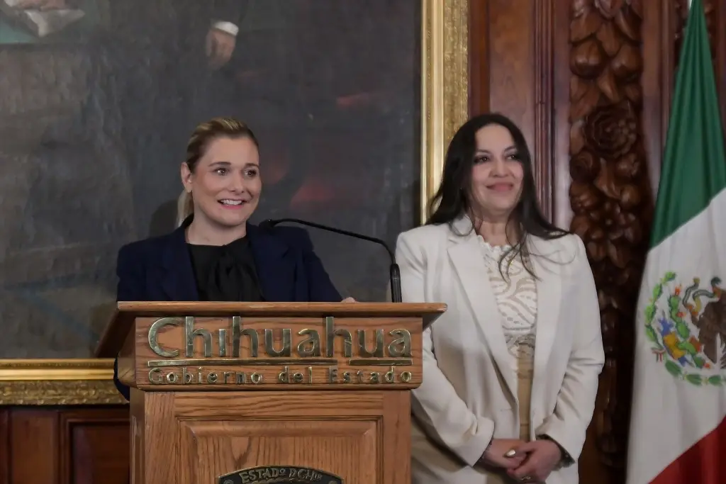 Imagen Gobernadora de Chihuahua critica doble estándar en casos internacionales y nacionales