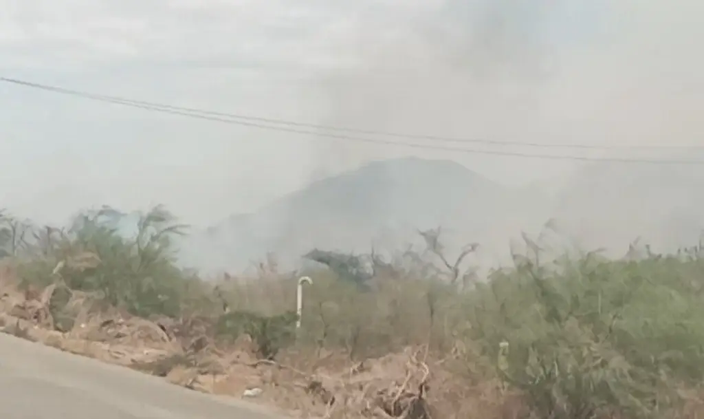 Imagen Se registran 2 incendios de pastizales cerca de Refinería de Salina Cruz, Oaxaca 