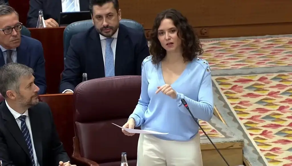 Imagen Díaz Ayuso lanza reto a Sheinbaum tras visita cancelada a México (+Video)