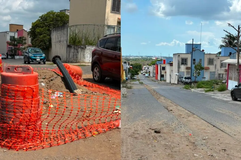 Imagen  Obra inconclusa en Palma Real preocupa a vecinos por riesgo de hundimientos 
