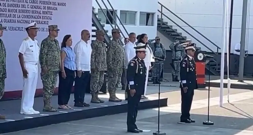 Imagen Toma protesta el nuevo Coordinador Estatal de la Guardia Nacional en Veracruz