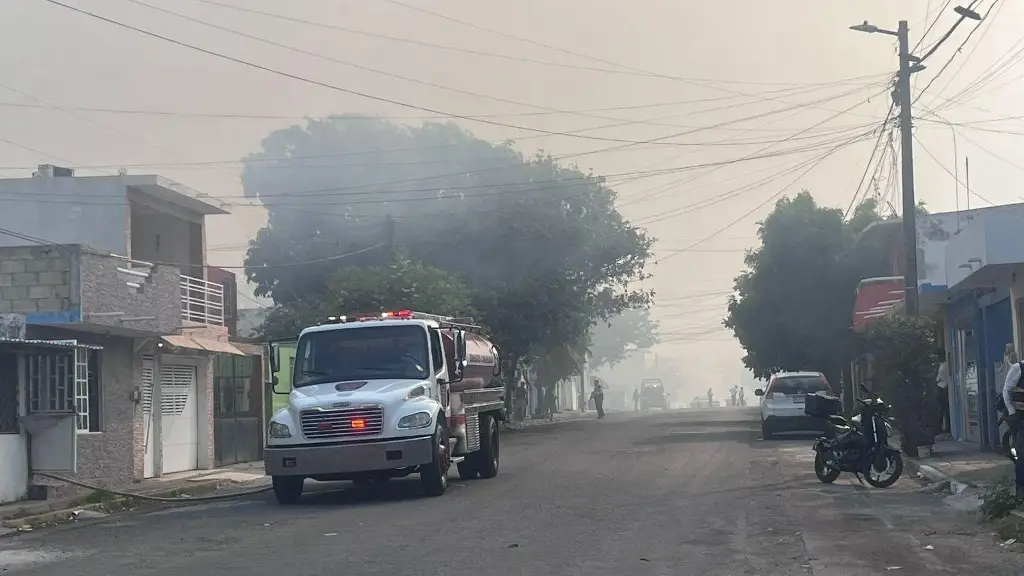 Imagen Incendio en colonia de Veracruz