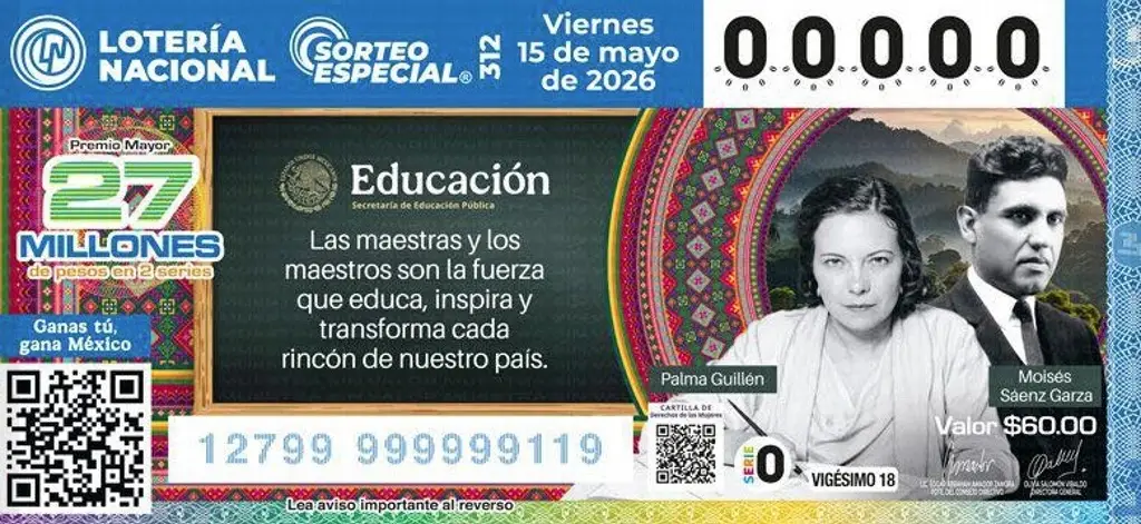 Imagen Nuevamente, cae premio de Lotería en Veracruz ¿Cuánto se ganaron?