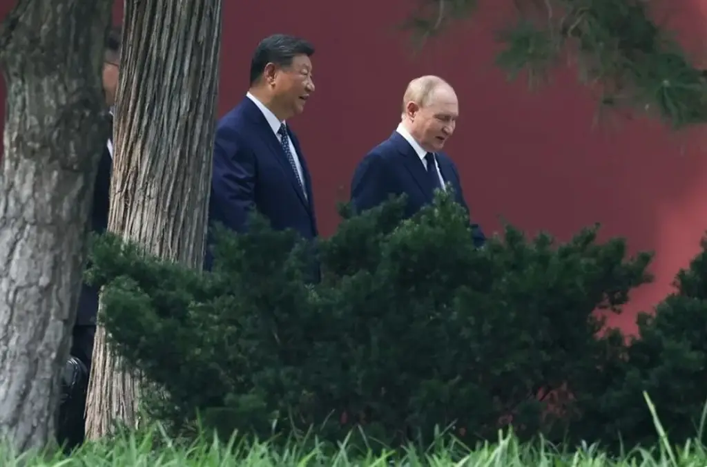 Imagen Putin visita a China para reunirse con Xi después de Trump