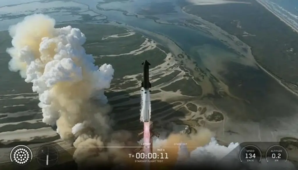 Imagen SpaceX completa su vuelo 12 de prueba del Starship V3 tras intento fallido