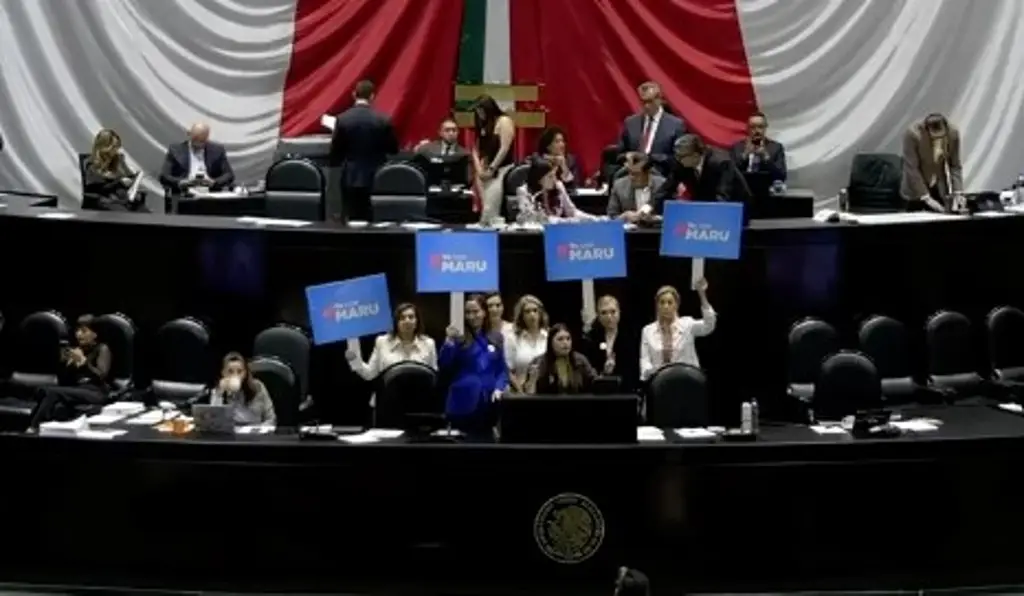 Imagen Diputada del PAN reclama a una asesora de Morena por hacer esto en sesión