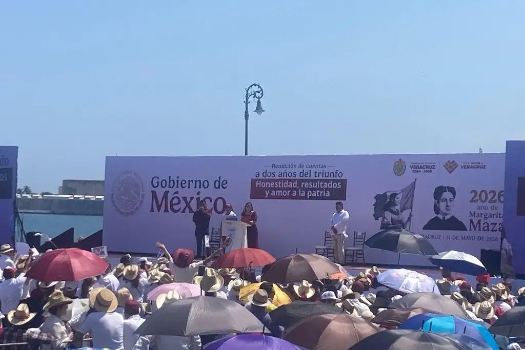 Imagen México no es botín de nadie: Rocío Nahle previo a discurso de Sheinbaum