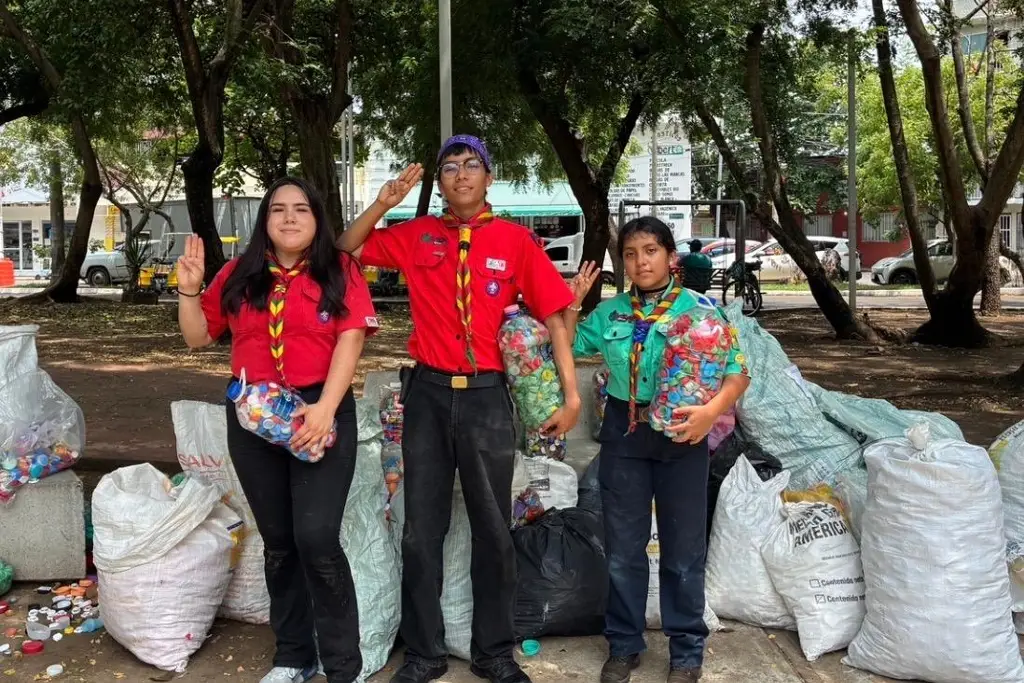 Imagen ¿Dónde llevar tapitas en Veracruz? Scouts mantienen centro de acopio 