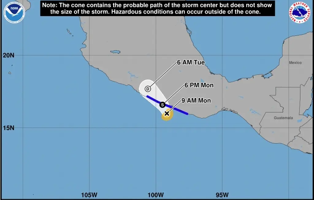 Imagen ¿En dónde impactará la tormenta tropical ‘Boris'?