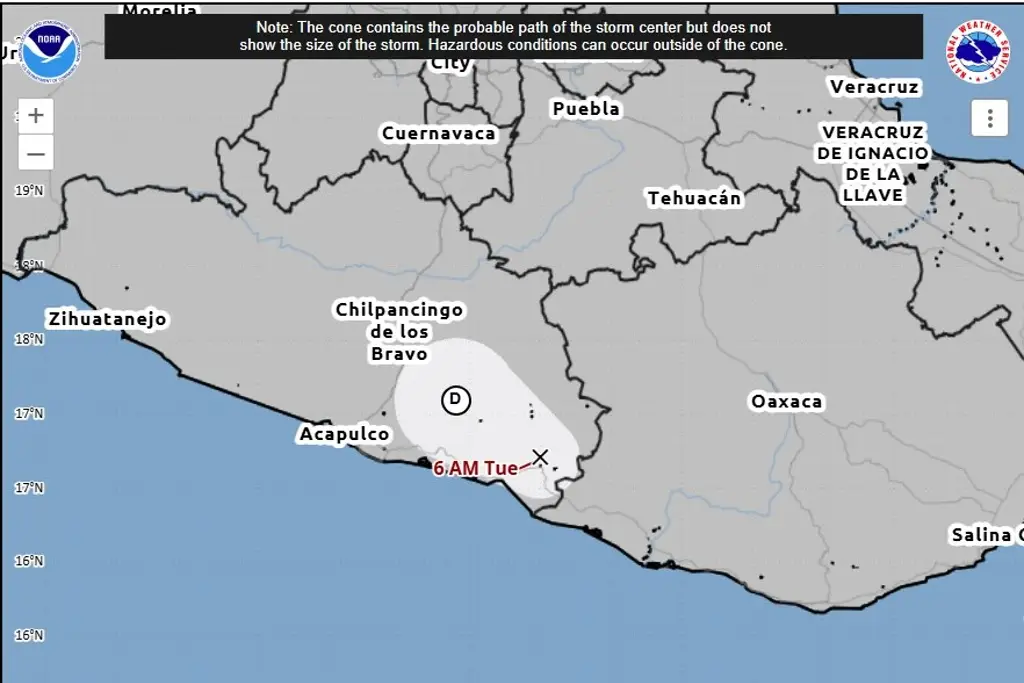 Imagen Se debilita Boris a depresión tropical ¿Ya no afectará a Veracruz?