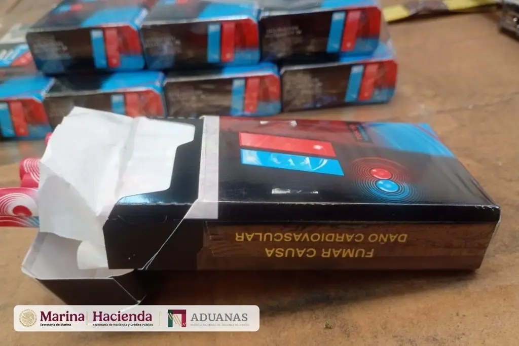 Imagen Confiscan más de 1.2 millones de cigarrillos en aduana