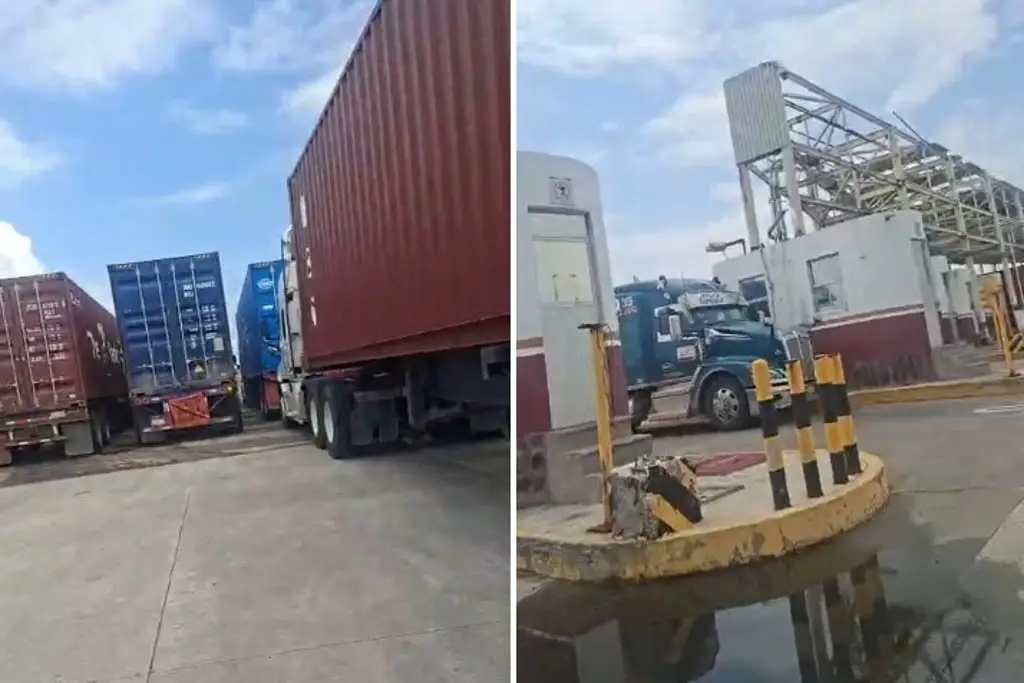 Imagen Traileros denuncian esperas de más de 24 horas para entrar al puerto de Veracruz