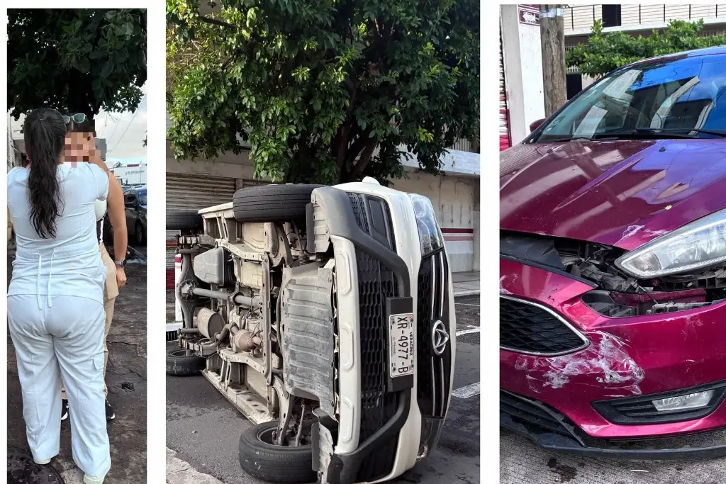 Imagen Una contadora iba a su trabajo y esto le pasó en un cruce donde no funcionan el semáforo, en Veracruz 