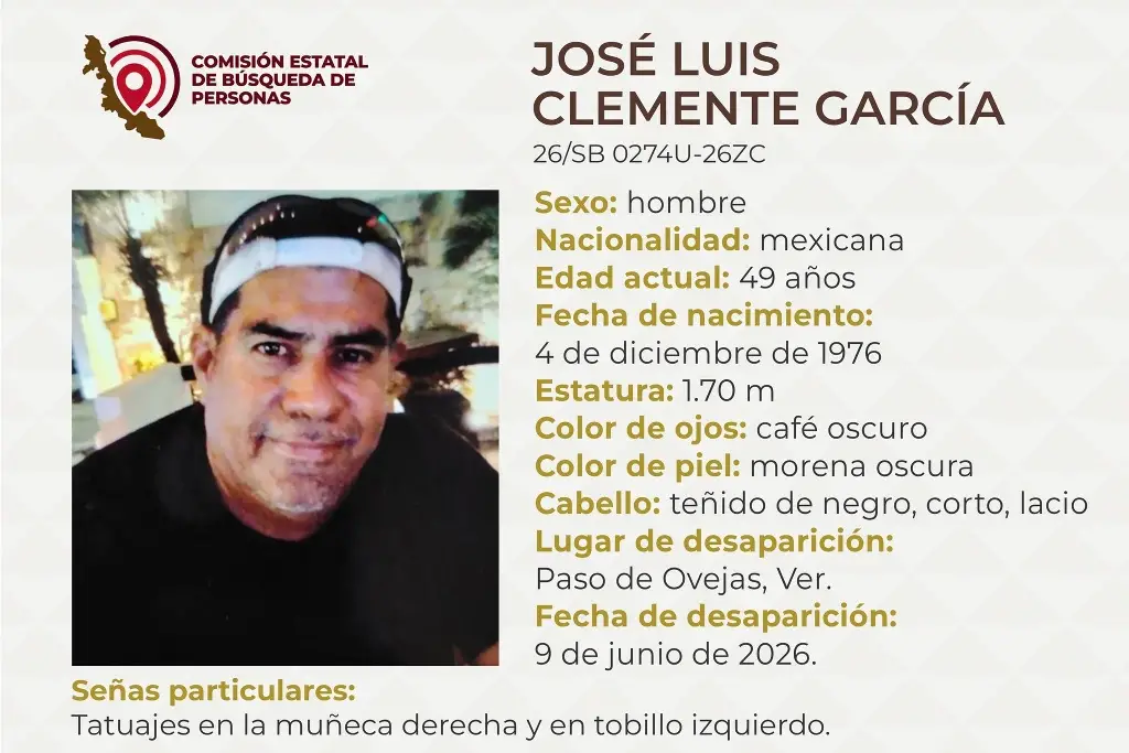 Imagen Desaparece hombre en municipio cerca de la ciudad de Veracruz 