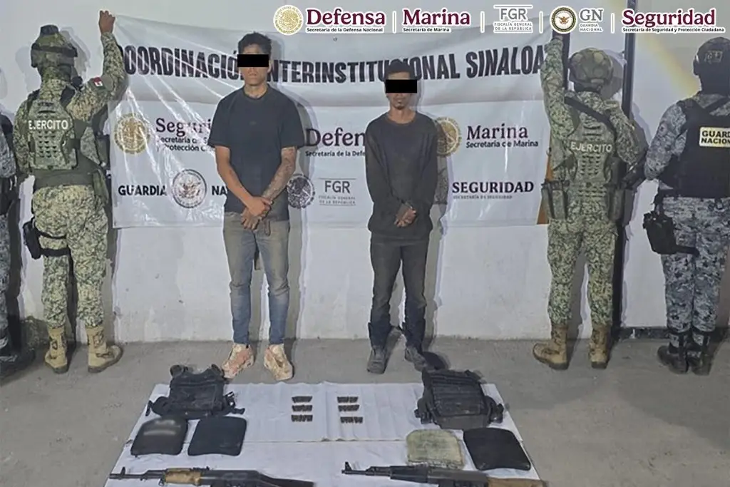 Imagen Detienen a Iván 'N', 'El 24', presunto líder de grupo criminal, en Sinaloa