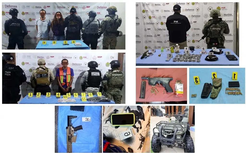 Imagen Detienen a 32 personas en Veracruz, Boca del Río y otros municipios; esto les aseguraron