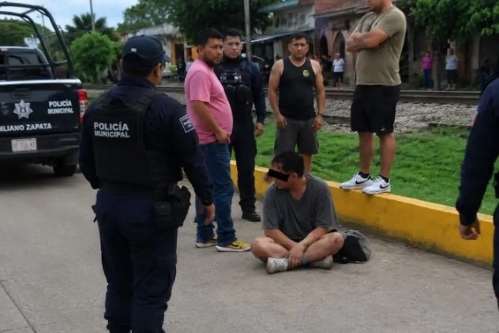 Imagen Ladrón salió golpeado y amarrado tras intentar robos en comunidad cerca de Xalapa