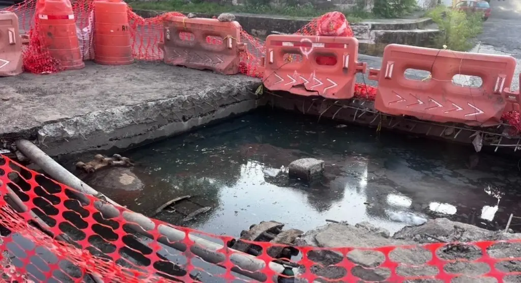 Imagen Cierre vial en calles de Veracruz 