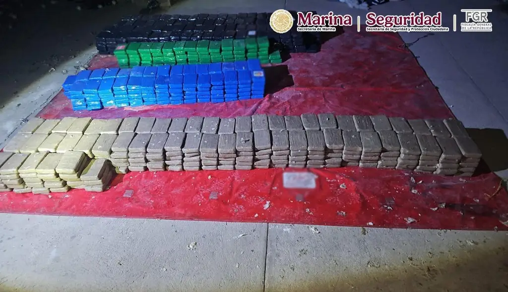 Imagen Autoridades aseguran toneladas de cocaína en dos estados de México
