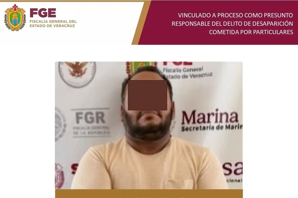 Imagen Dictan prisión preventiva a Baldemar N por desaparición de abogado en Xalapa