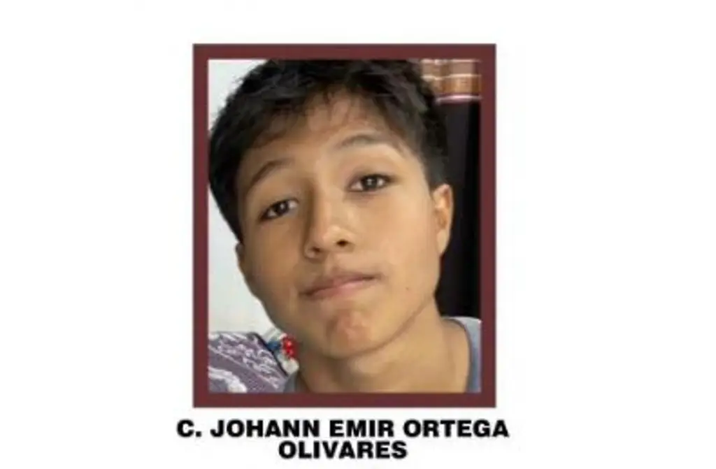 Imagen Ofrecen recompensa por Johann, joven desaparecido en Veracruz