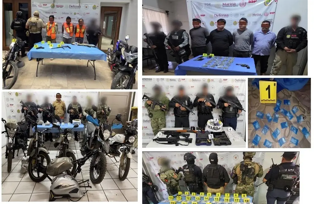 Imagen Detienen a 32 personas en operativos en Veracruz, Boca del Río y otros municipios