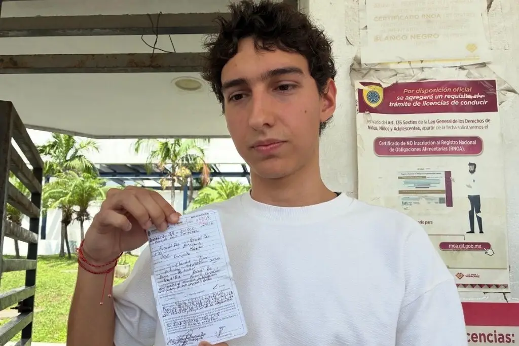 Imagen Estudiante del Tec de Veracruz pierde su auto en operativo contra plataformas