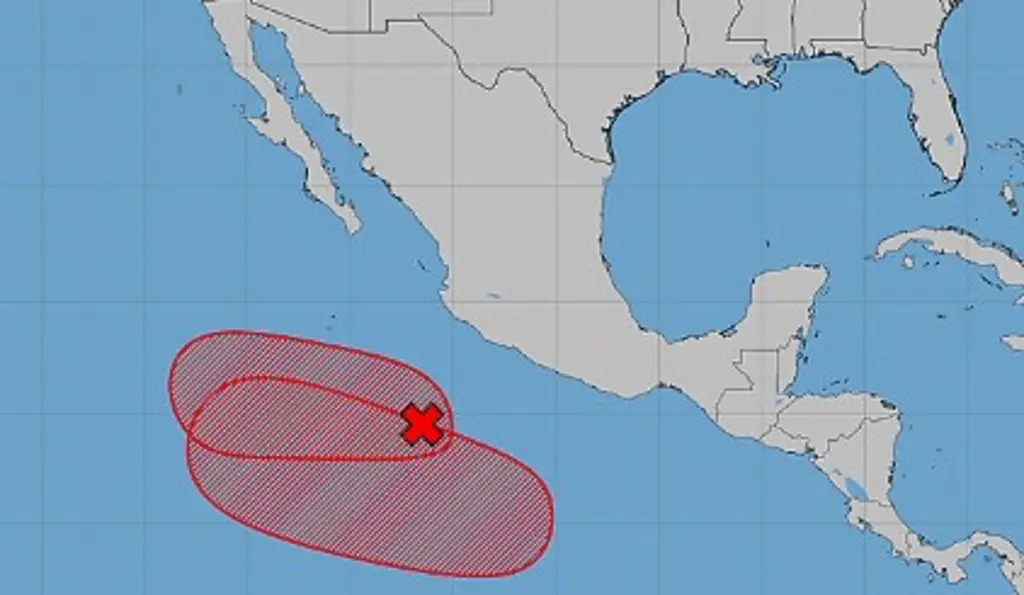 Imagen Zonas de baja presión con 90 y 100% de probabilidad de ser ciclones tropicales ¿Afectarían a Veracruz?