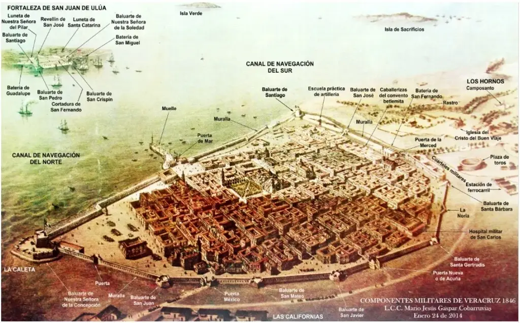 Imagen Un día como hoy inicia derribo de la muralla que rodeaba Veracruz; ¿Por qué la derribaron?
