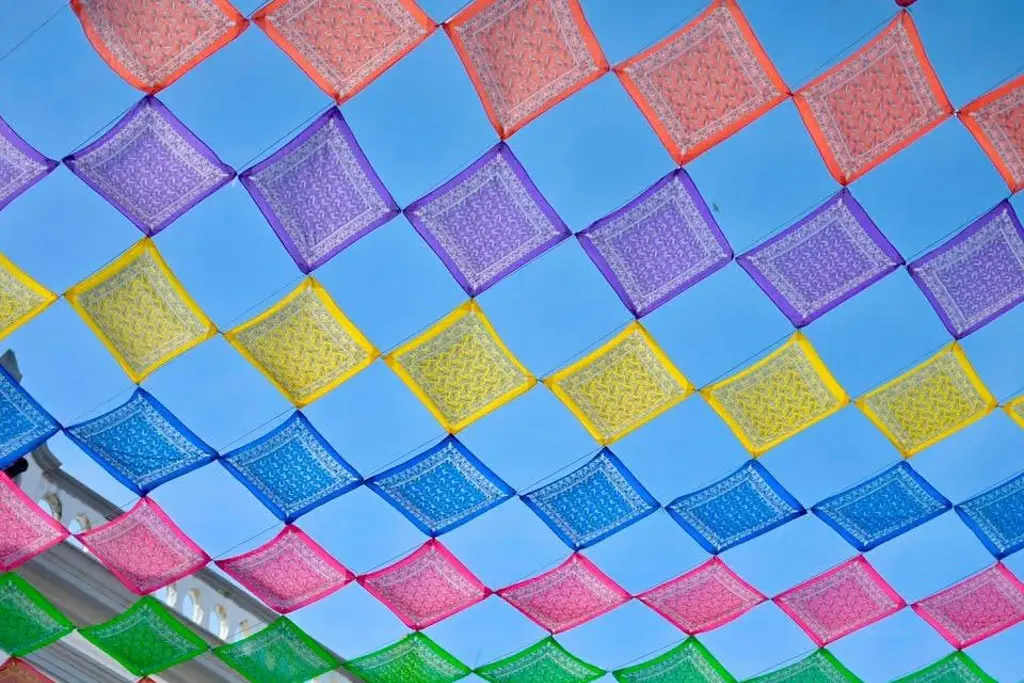 Imagen Paliacates jarochos: Decoran con tápate de colores en Veracruz 