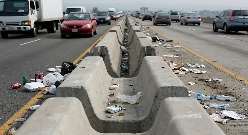 Imagen Analizan multas de hasta 50 mil pesos por tirar basura en carreteras de Veracruz