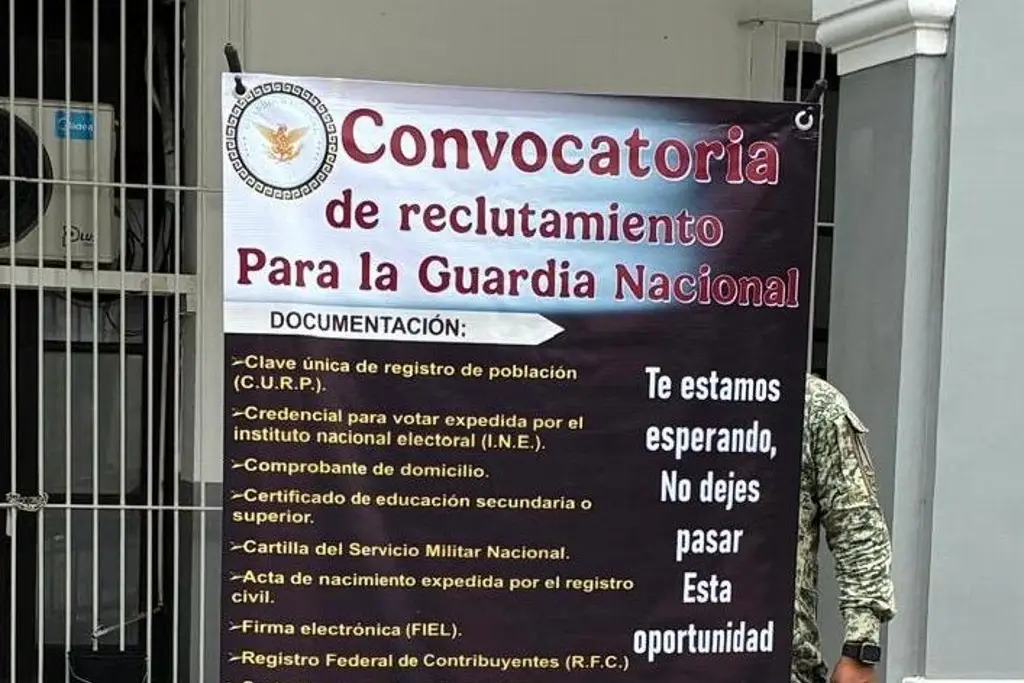 Imagen Veracruz: reclutan a hombres y mujeres para la Guardia Nacional; estos son los requisitos