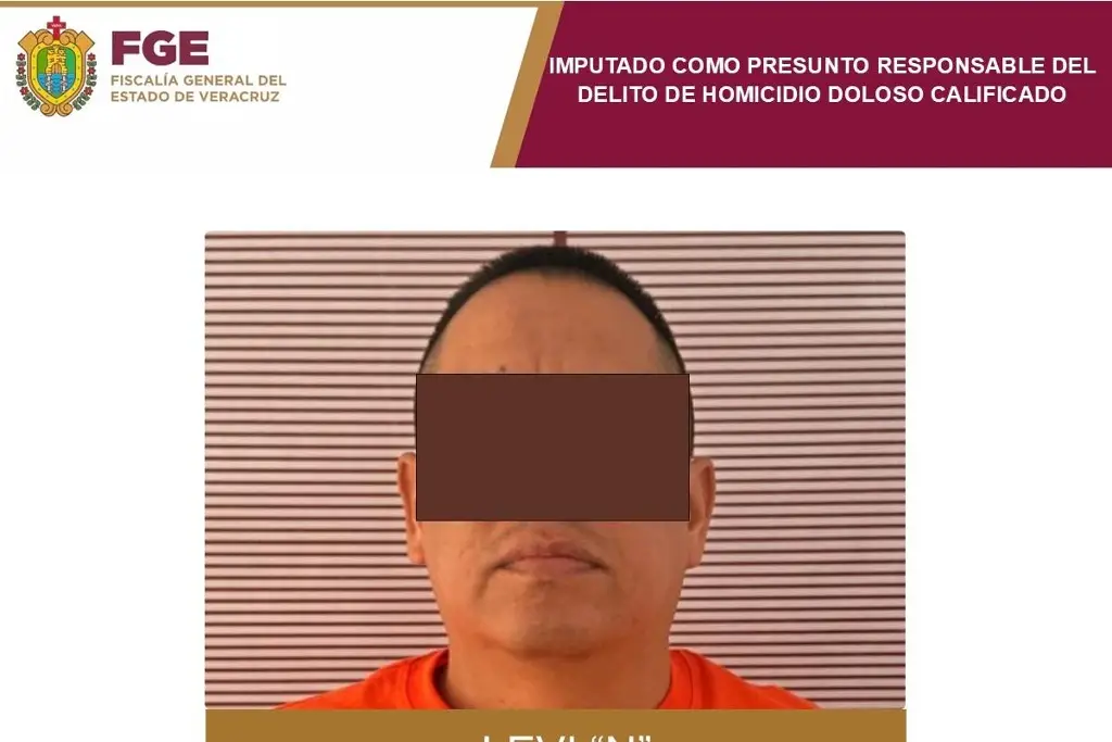 Imagen 'Comandante Levi' queda en prisión preventiva por presunto homicidio calificado en Yanga
