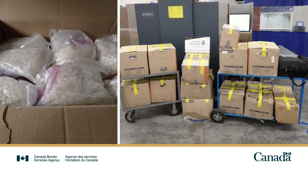 Imagen Canadá decomisa 400 kilos de droga ocultos en tráiler procedente de EU