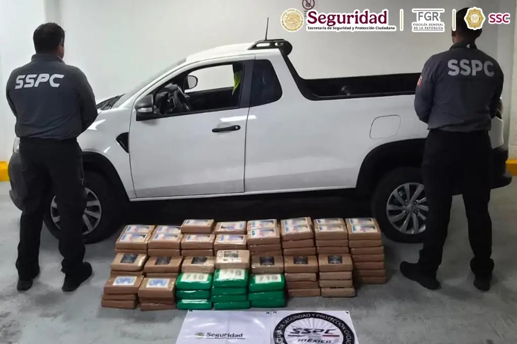 Imagen Detienen a hombre con 217 kilos de cocaína ocultos en camioneta sobre la México-Cuernavaca