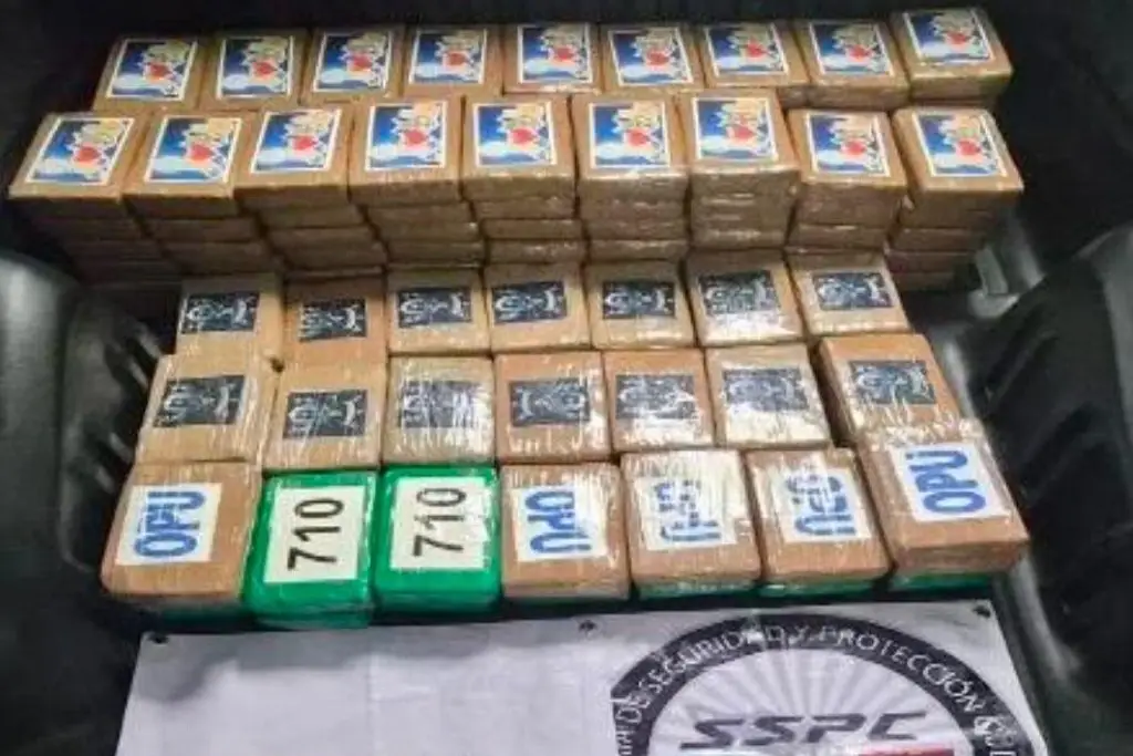 Imagen Harfuch publica detención de sujeto que transportaba 217 kg de cocaína (+Video)